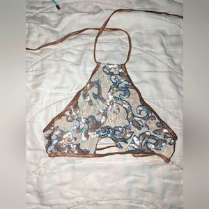 Beach Bunny Sequin Top